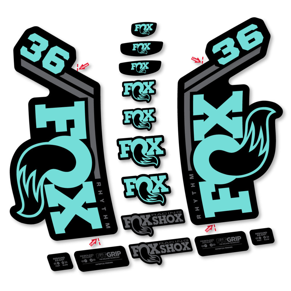 Adesivi Forcella Fox 36 Rhythm 2027 in vinile