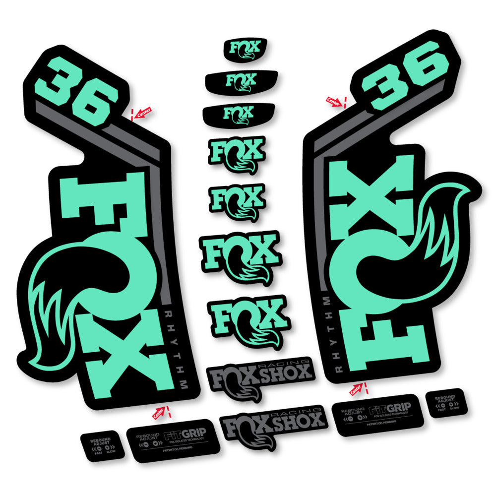 Adesivi Forcella Fox 36 Rhythm 2027 in vinile