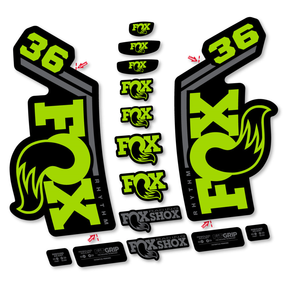Adesivi Forcella Fox 36 Rhythm 2027 in vinile