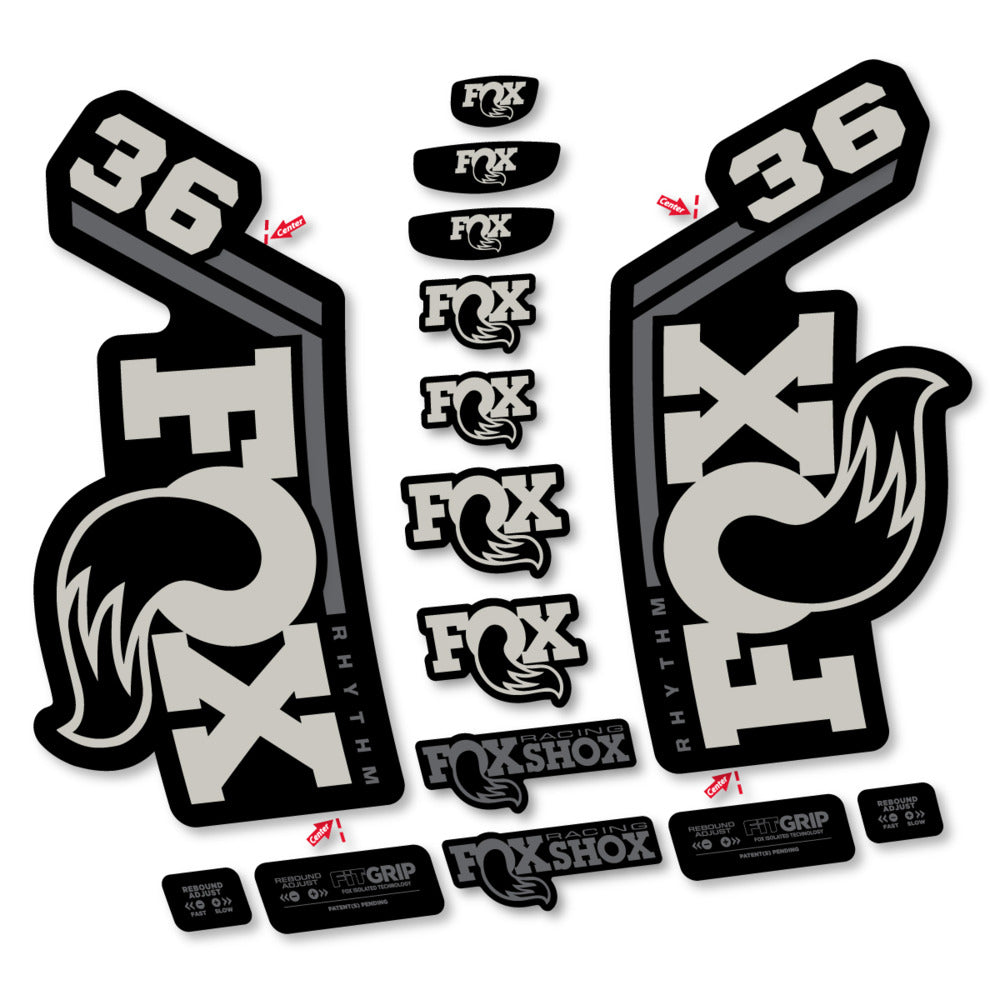 Adesivi Forcella Fox 36 Rhythm 2027 in vinile