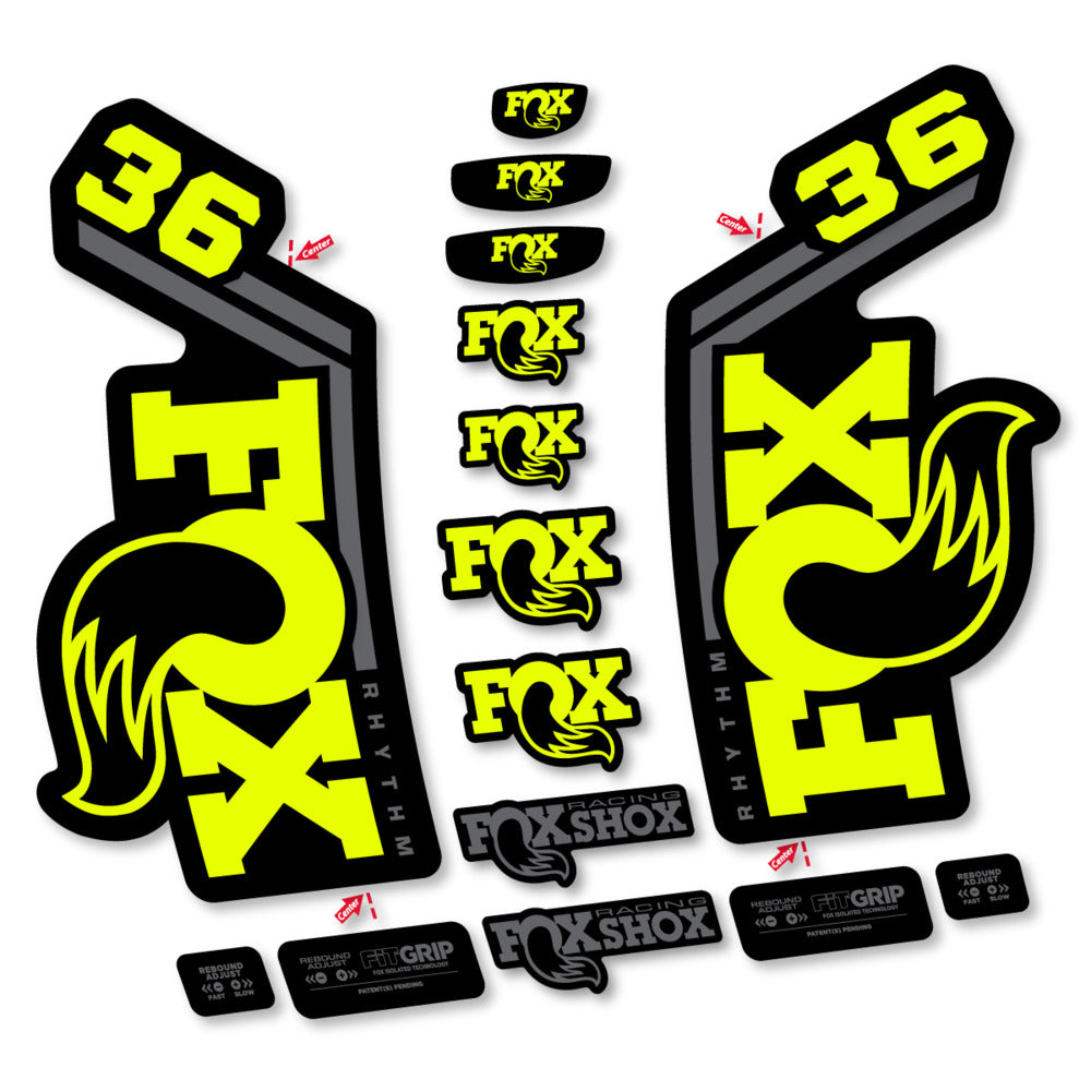 Adesivi Forcella Fox 36 Rhythm 2027 in vinile