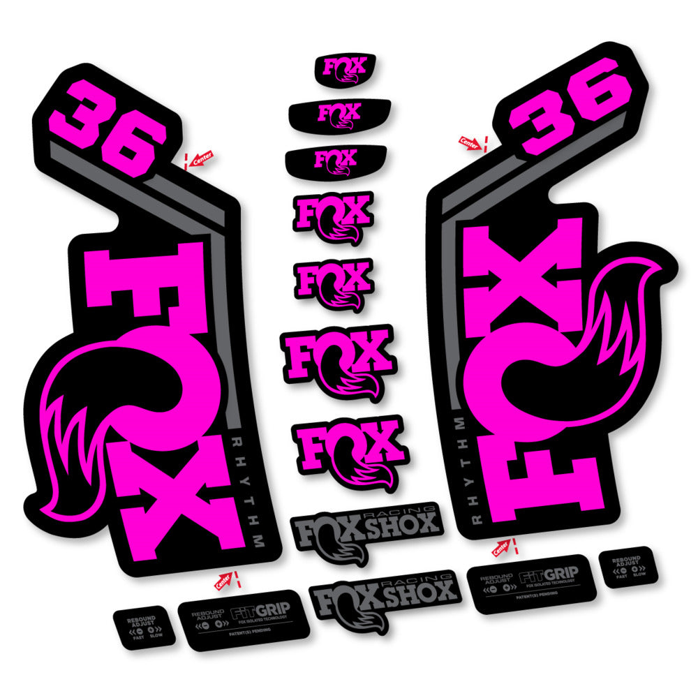 Adesivi Forcella Fox 36 Rhythm 2027 in vinile