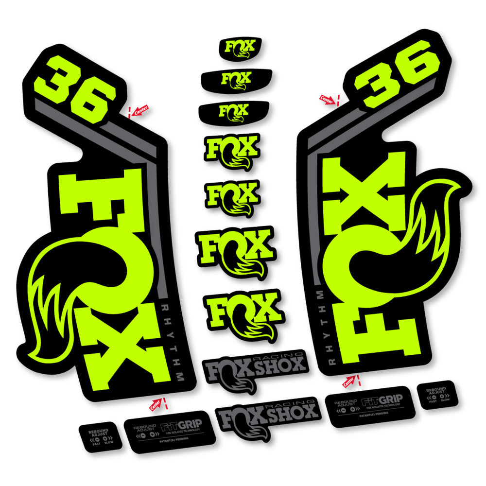 Adesivi Forcella Fox 36 Rhythm 2027 in vinile