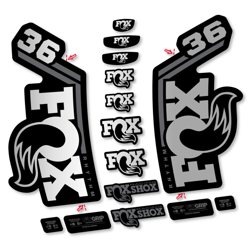 Adesivi Forcella Fox 36 Rhythm 2027 in vinile