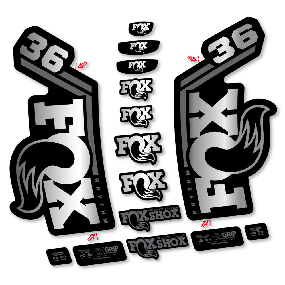 Adesivi Forcella Fox 36 Rhythm 2027 in vinile