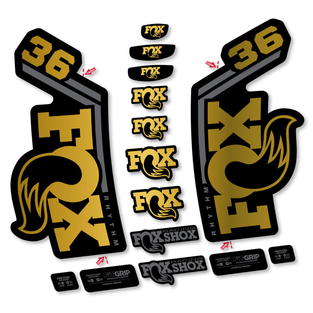 Adesivi Forcella Fox 36 Rhythm 2027 in vinile
