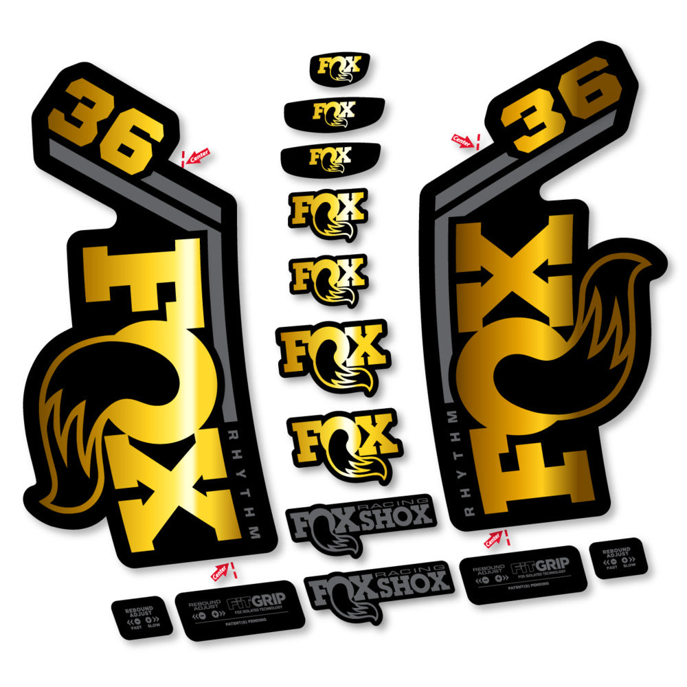 Adesivi Forcella Fox 36 Rhythm 2027 in vinile