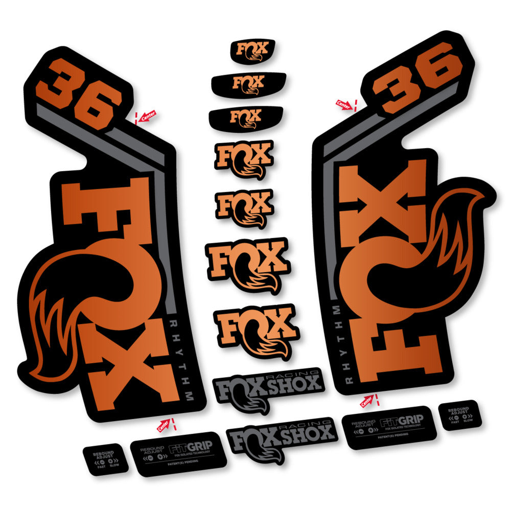 Adesivi Forcella Fox 36 Rhythm 2027 in vinile