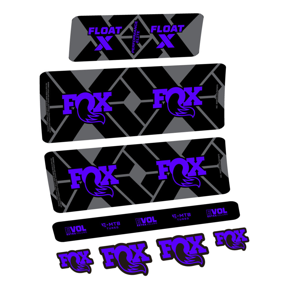 Adesivi Ammortizzatore Fox Float X Performance Elite E in vinile