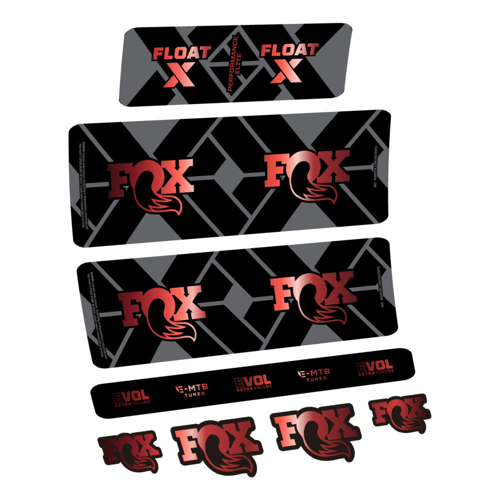 Adesivi Ammortizzatore Fox Float X Performance Elite E in vinile
