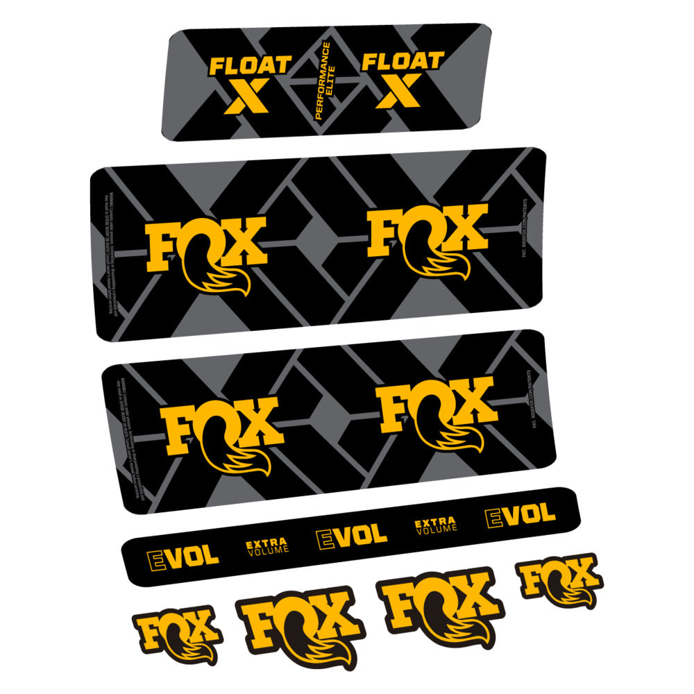 Adesivi Ammortizzatore Fox Float X Performance Elite 2027 in vinile