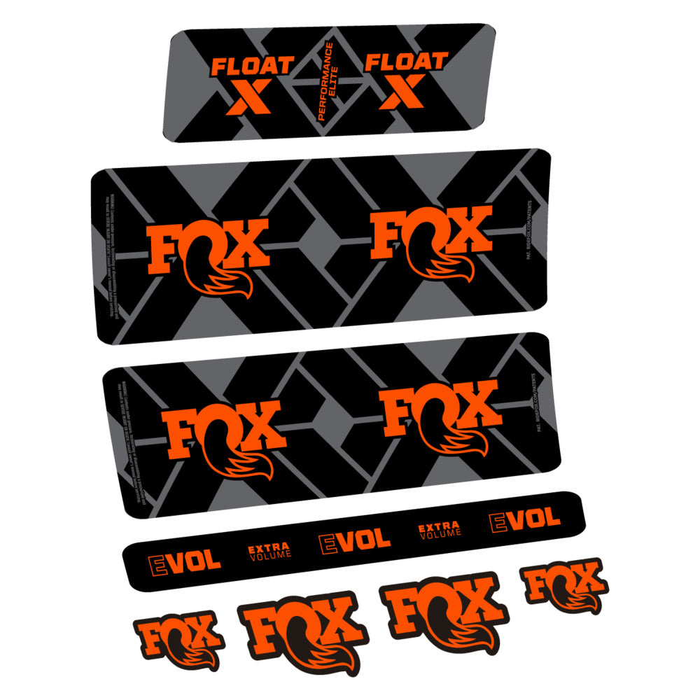 Adesivi Ammortizzatore Fox Float X Performance Elite 2027 in vinile