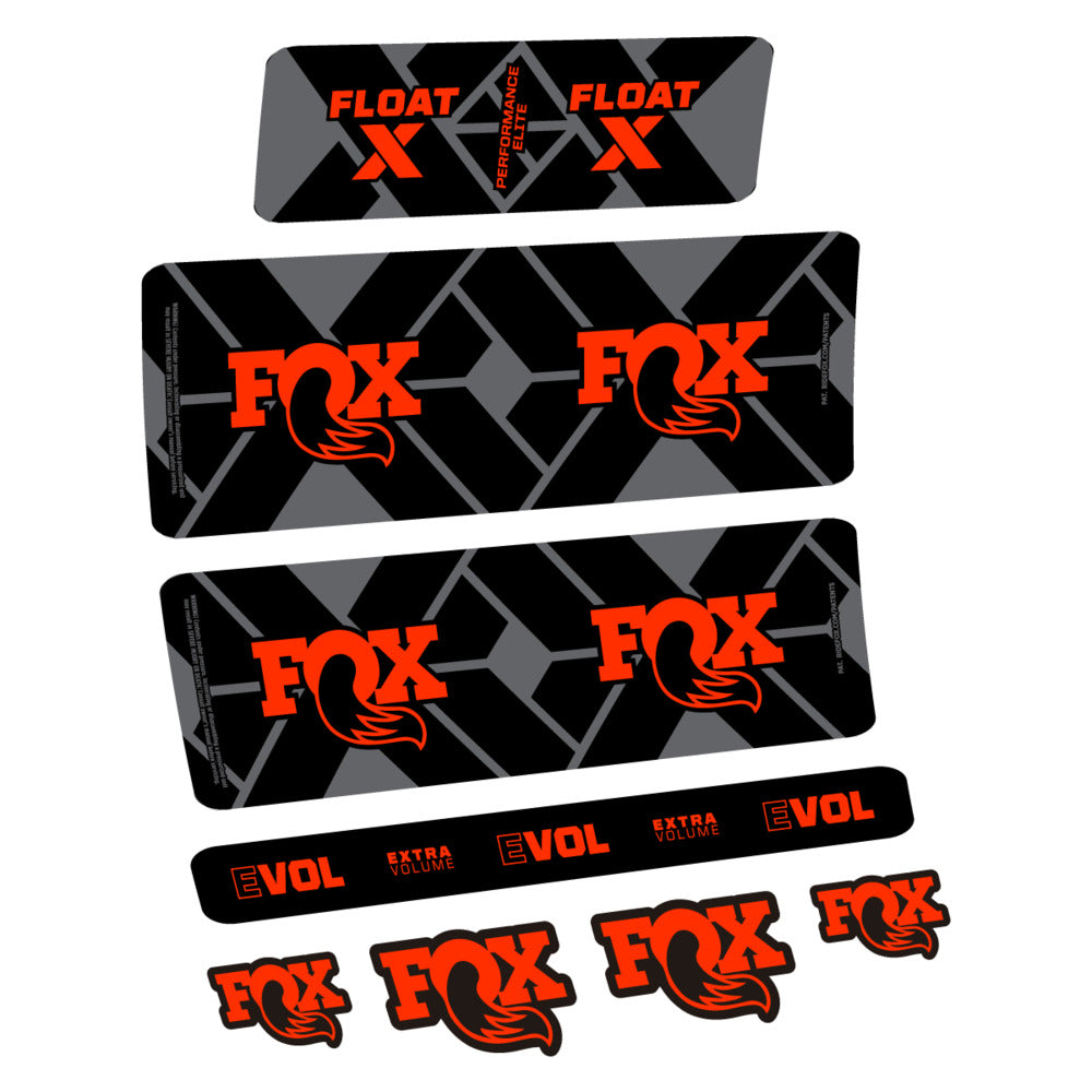 Adesivi Ammortizzatore Fox Float X Performance Elite 2027 in vinile