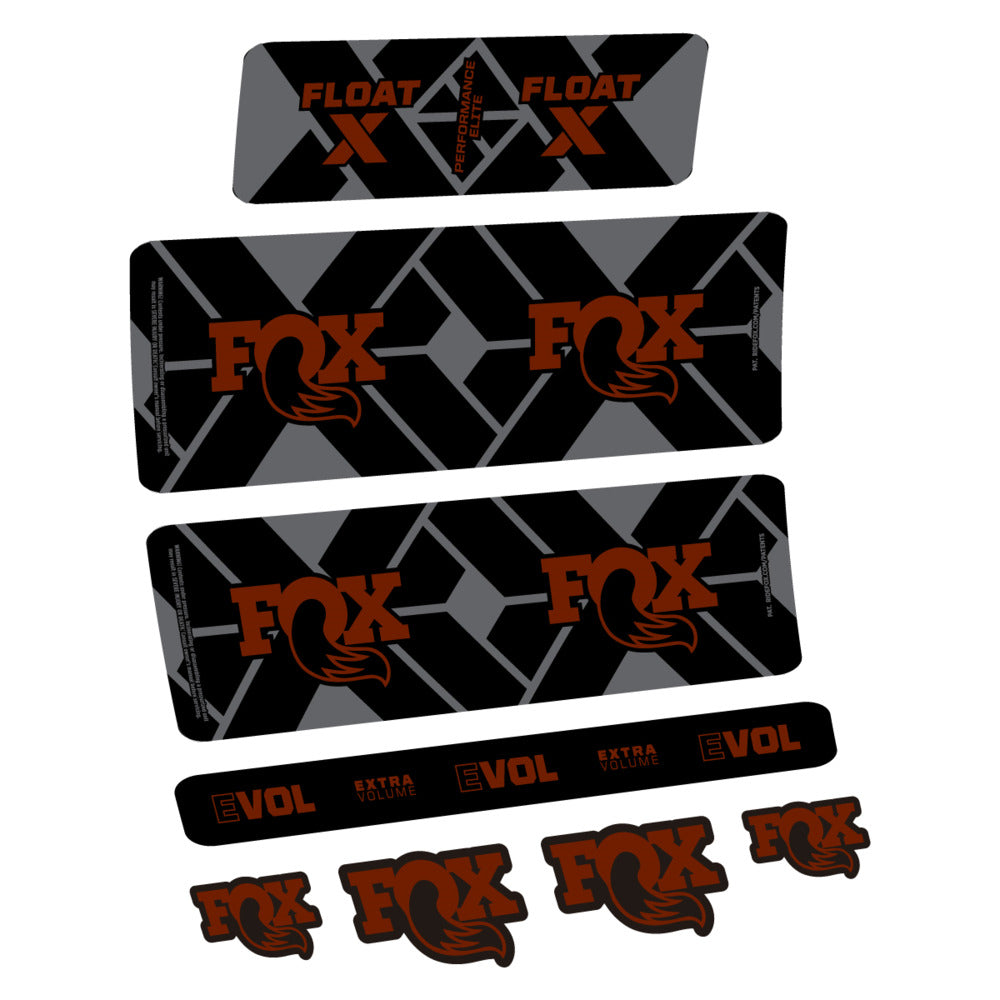 Adesivi Ammortizzatore Fox Float X Performance Elite 2027 in vinile