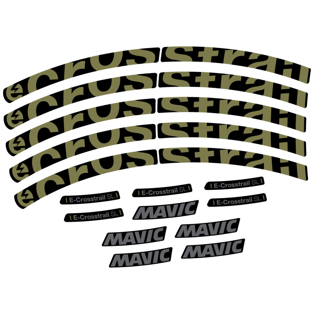 Adesivi Cerchi MTB Mavic E-Crosstrail SL 2025 in vinile