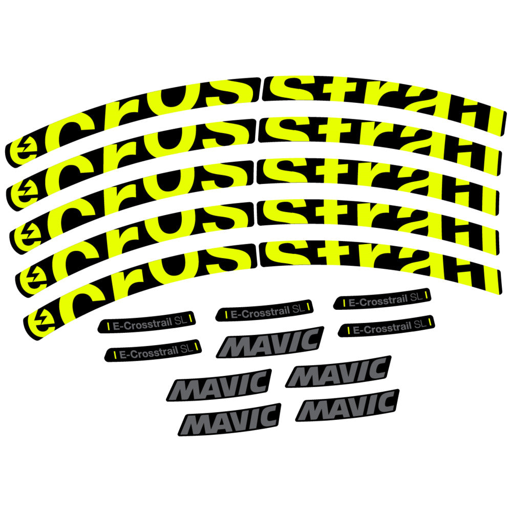 Adesivi Cerchi MTB Mavic E-Crosstrail SL 2025 in vinile