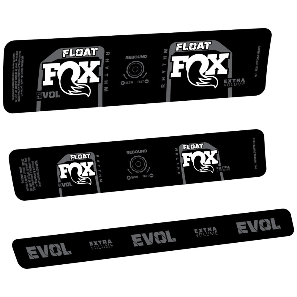 Adesivi Ammortizzatore Fox Float Rhythm Inline R 2025 in vinile