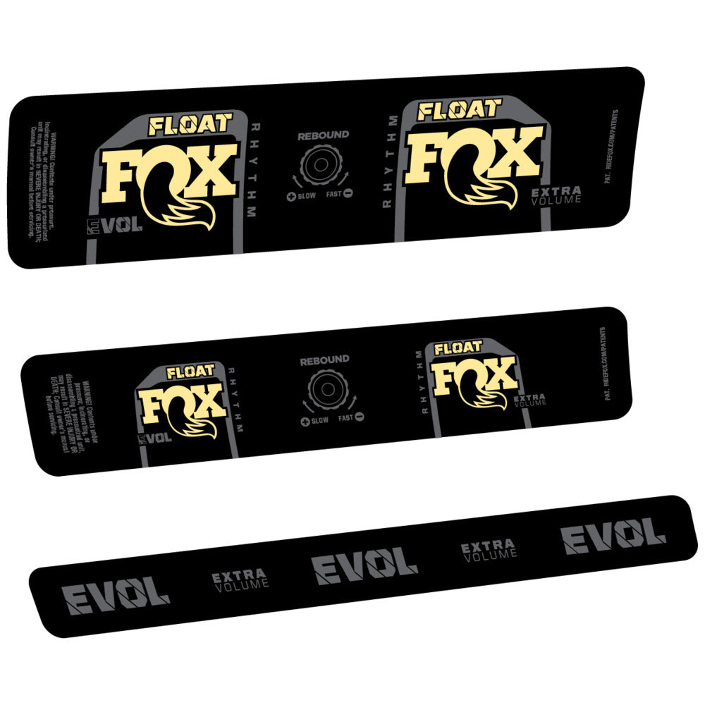 Adesivi Ammortizzatore Fox Float Rhythm Inline R 2025 in vinile