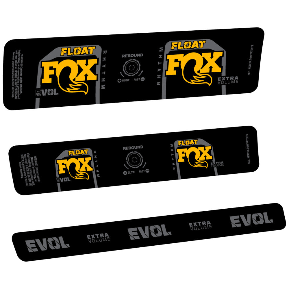 Adesivi Ammortizzatore Fox Float Rhythm Inline R 2025 in vinile