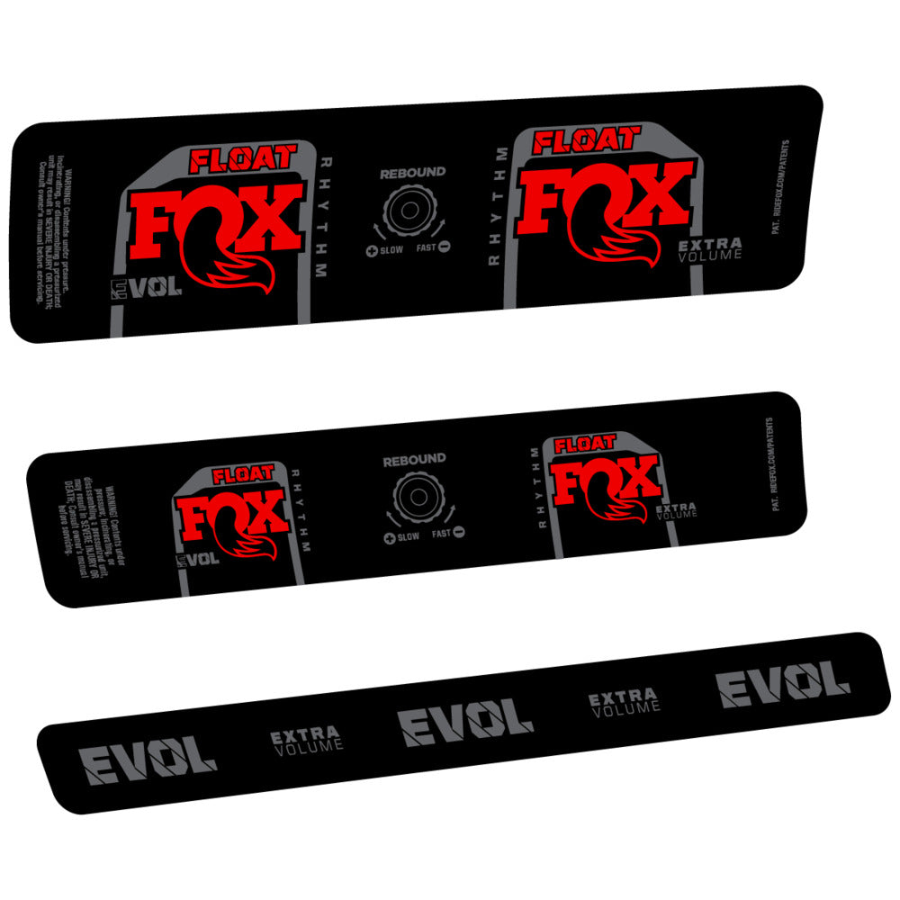 Adesivi Ammortizzatore Fox Float Rhythm Inline R 2025 in vinile