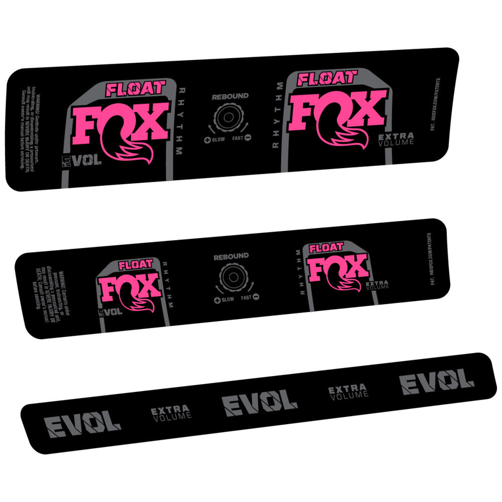 Adesivi Ammortizzatore Fox Float Rhythm Inline R 2025 in vinile