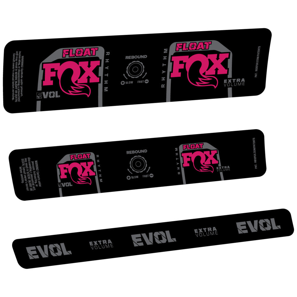 Adesivi Ammortizzatore Fox Float Rhythm Inline R 2025 in vinile