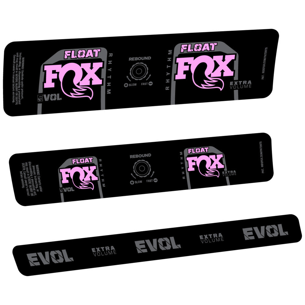 Adesivi Ammortizzatore Fox Float Rhythm Inline R 2025 in vinile