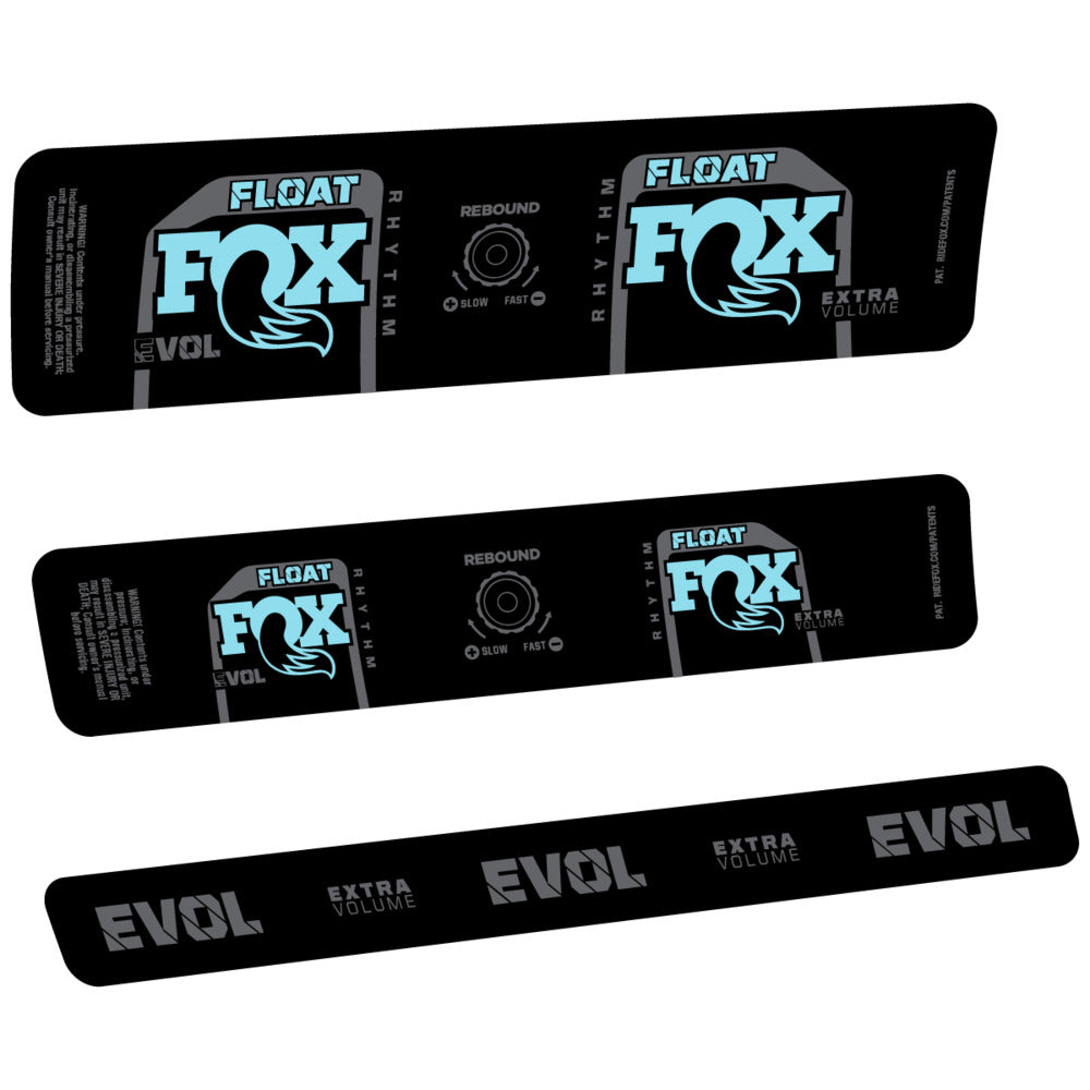 Adesivi Ammortizzatore Fox Float Rhythm Inline R 2025 in vinile