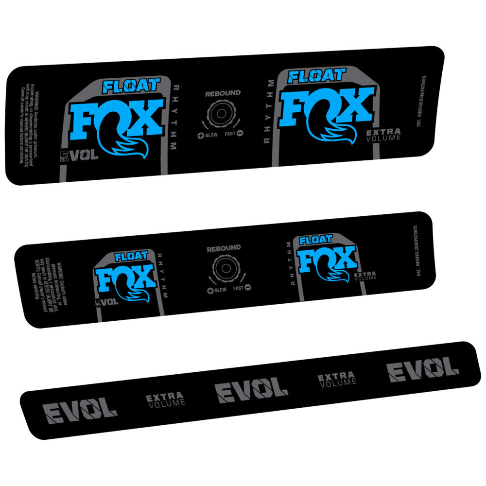 Adesivi Ammortizzatore Fox Float Rhythm Inline R 2025 in vinile