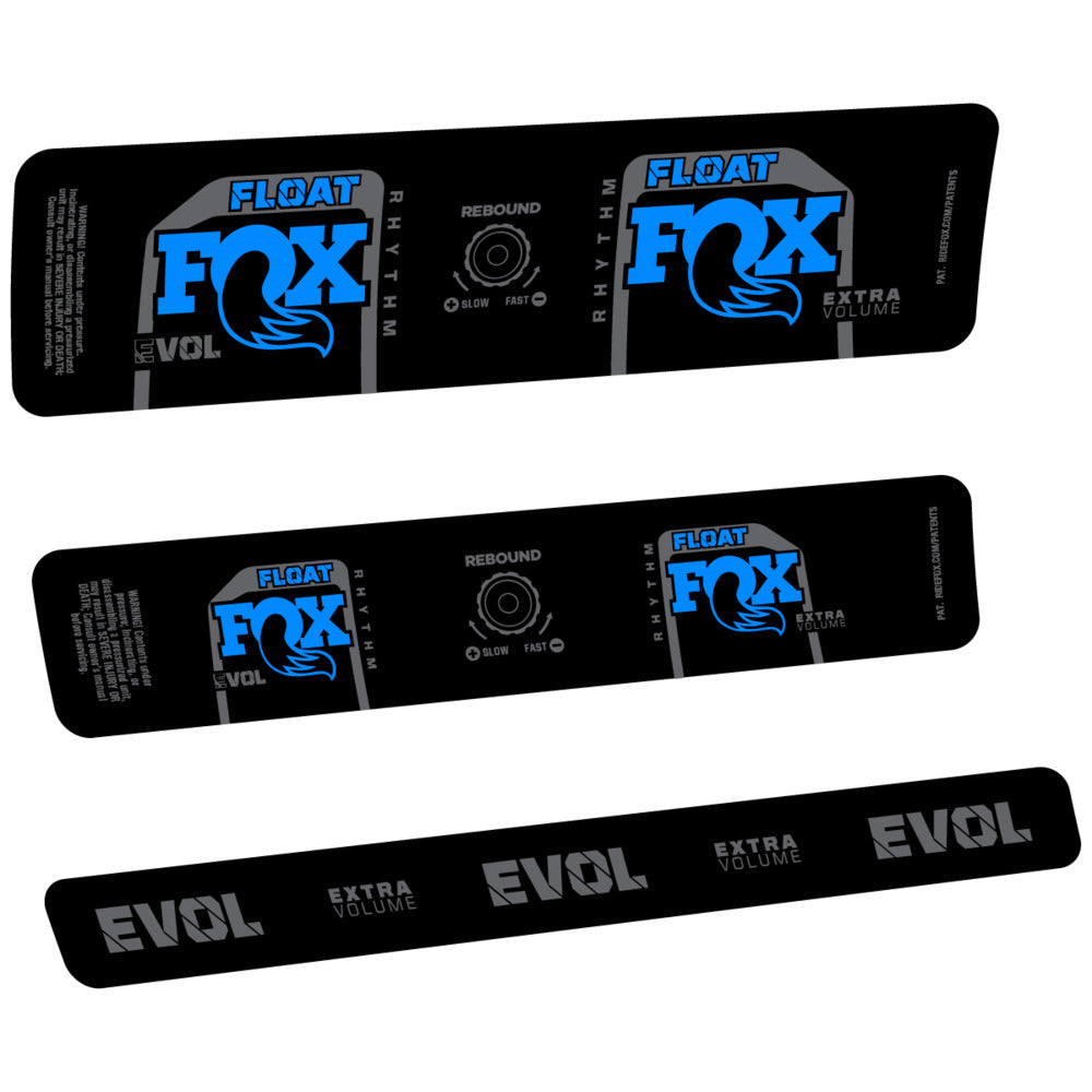 Adesivi Ammortizzatore Fox Float Rhythm Inline R 2025 in vinile