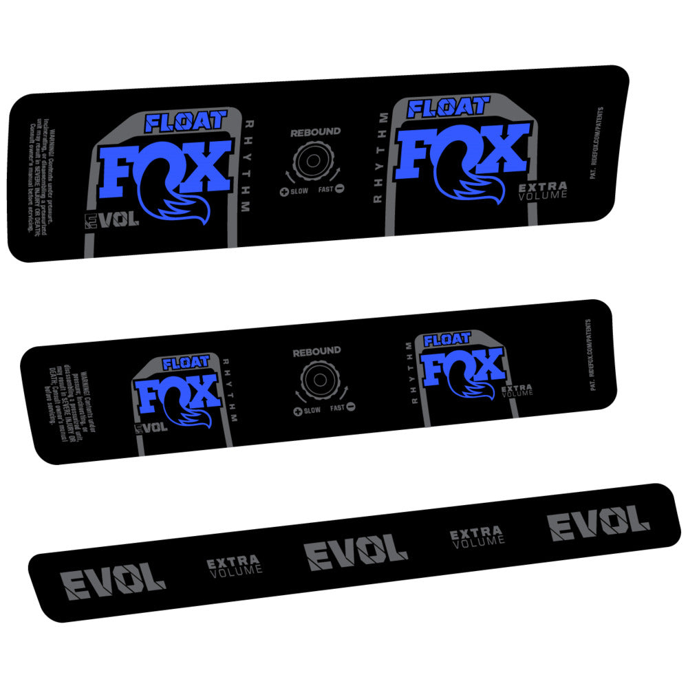 Adesivi Ammortizzatore Fox Float Rhythm Inline R 2025 in vinile