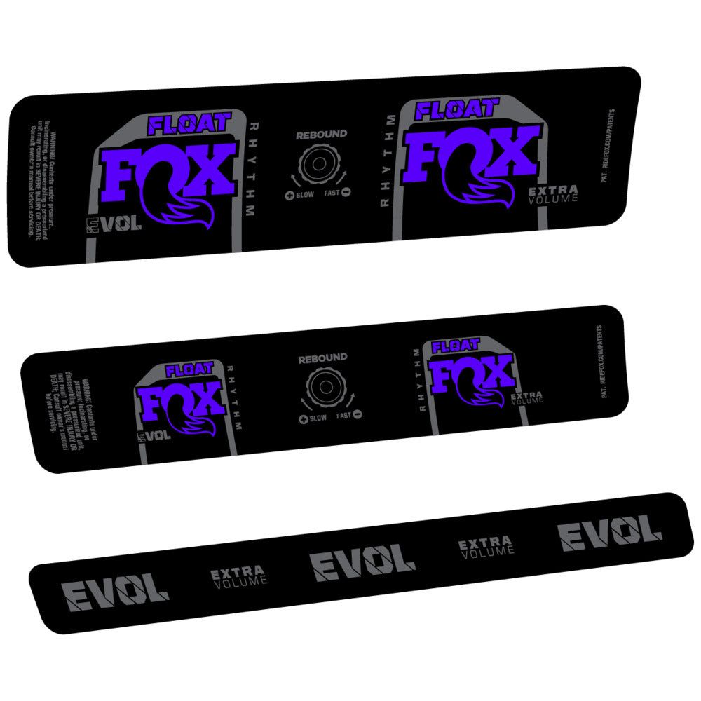 Adesivi Ammortizzatore Fox Float Rhythm Inline R 2025 in vinile