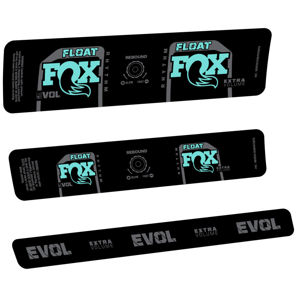 Adesivi Ammortizzatore Fox Float Rhythm Inline R 2025 in vinile