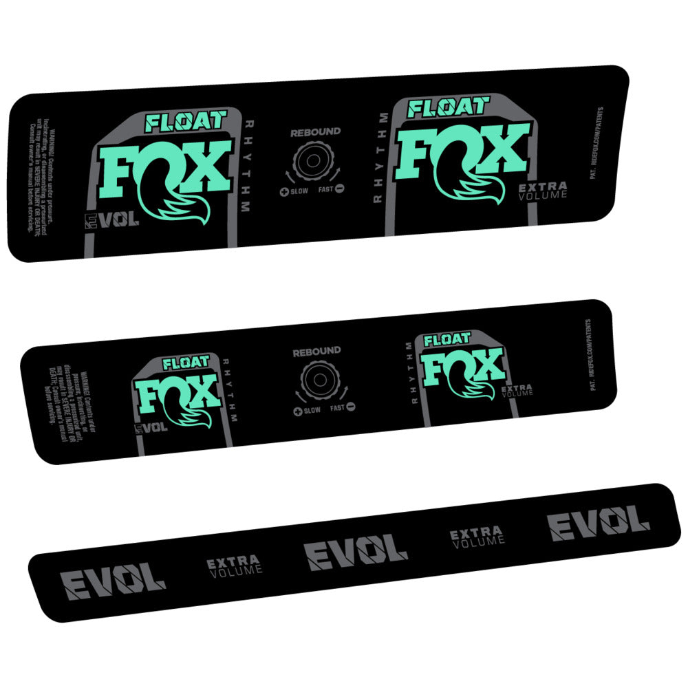 Adesivi Ammortizzatore Fox Float Rhythm Inline R 2025 in vinile