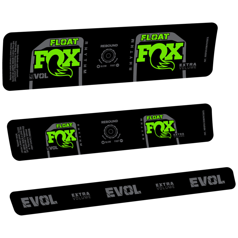 Adesivi Ammortizzatore Fox Float Rhythm Inline R 2025 in vinile