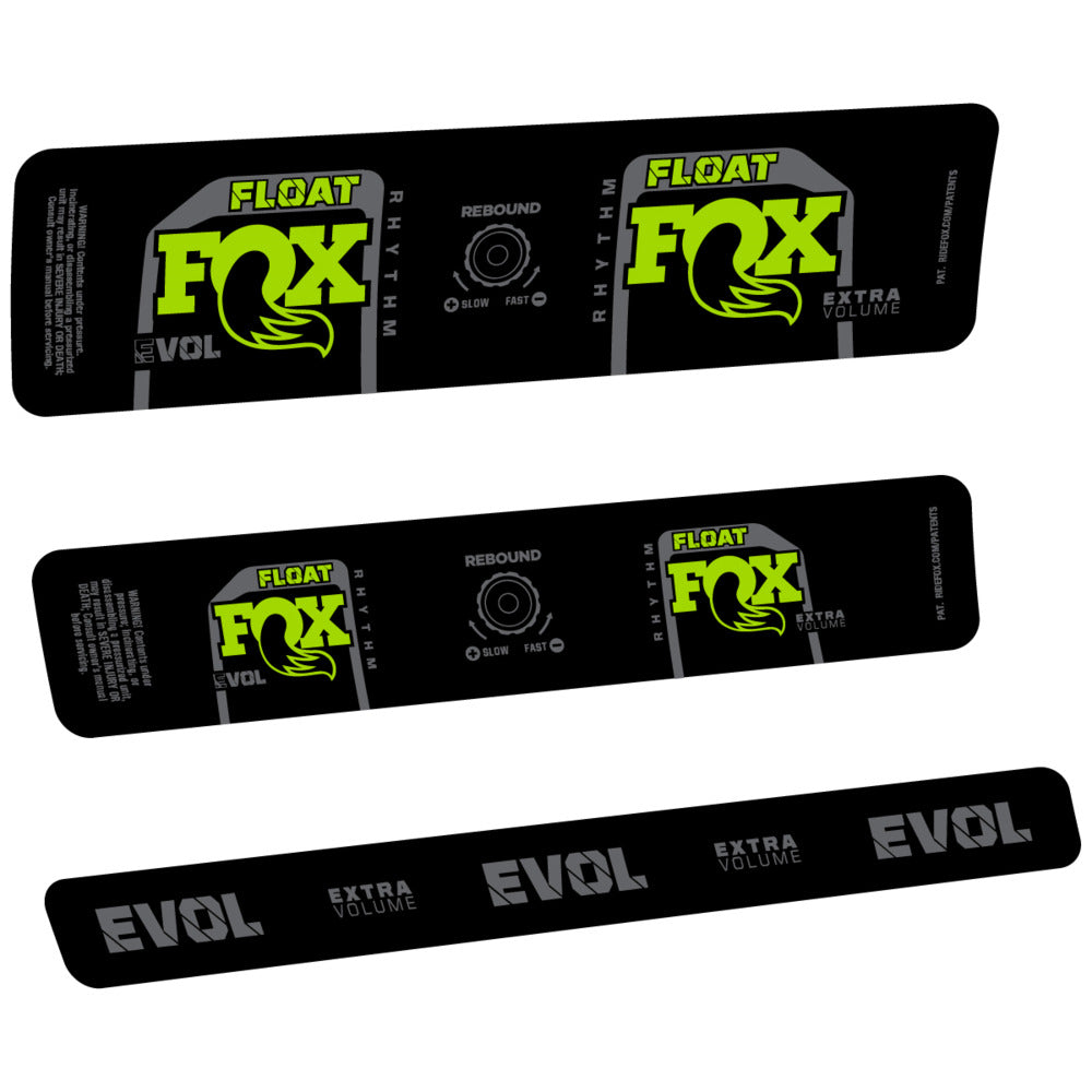 Adesivi Ammortizzatore Fox Float Rhythm Inline R 2025 in vinile