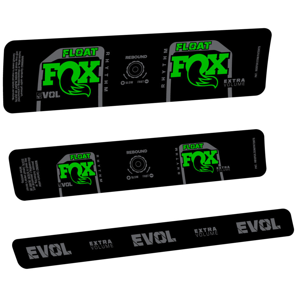 Adesivi Ammortizzatore Fox Float Rhythm Inline R 2025 in vinile