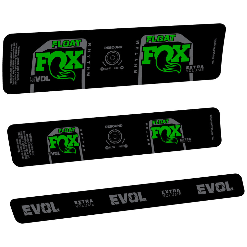 Adesivi Ammortizzatore Fox Float Rhythm Inline R 2025 in vinile