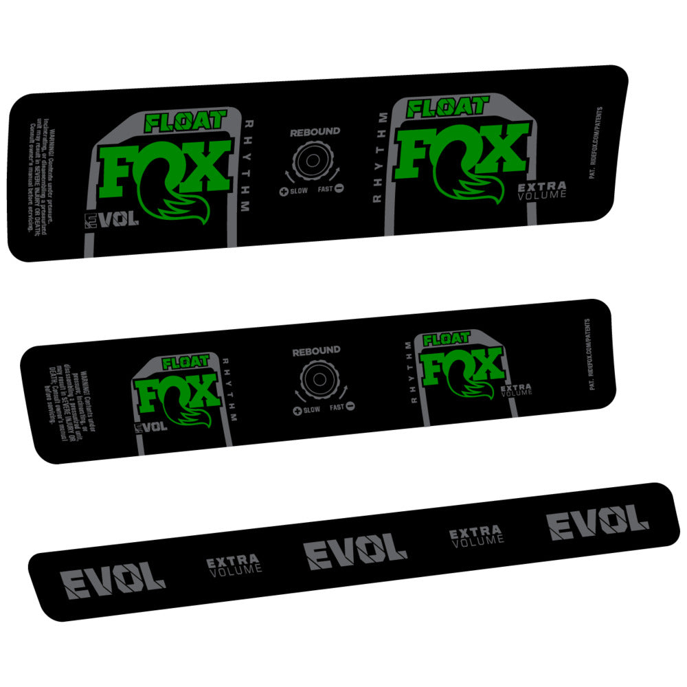 Adesivi Ammortizzatore Fox Float Rhythm Inline R 2025 in vinile