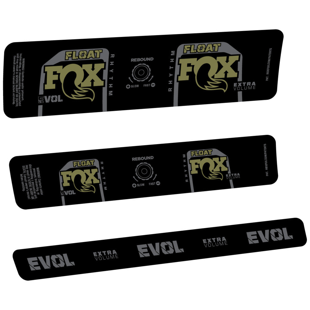 Adesivi Ammortizzatore Fox Float Rhythm Inline R 2025 in vinile