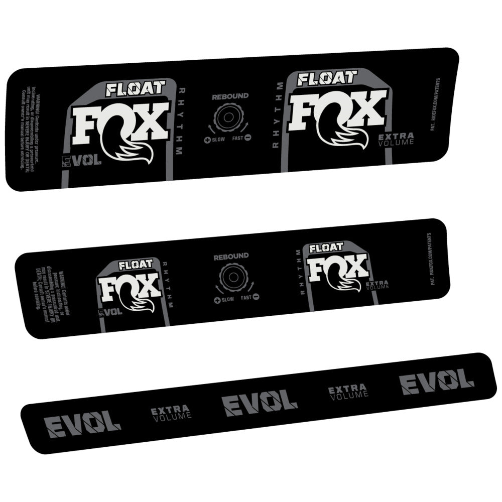Adesivi Ammortizzatore Fox Float Rhythm Inline R 2025 in vinile