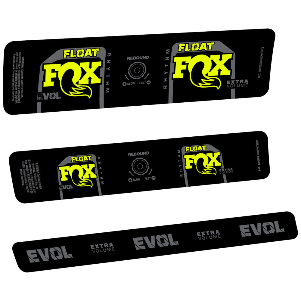 Adesivi Ammortizzatore Fox Float Rhythm Inline R 2025 in vinile