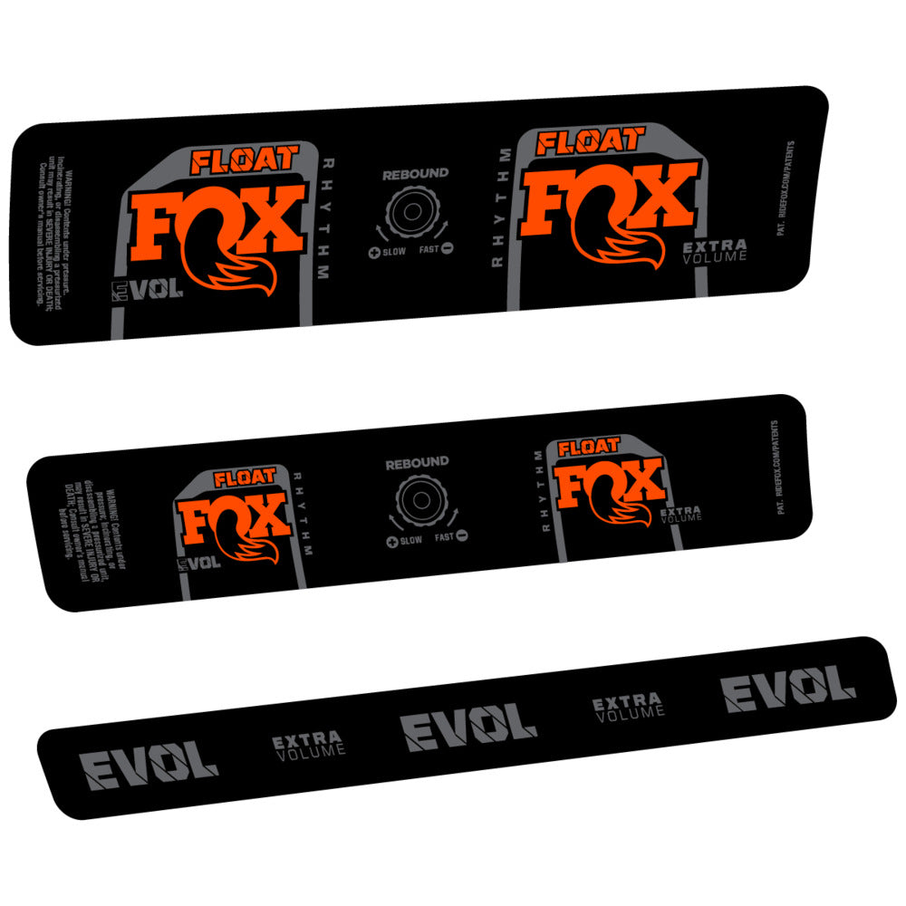 Adesivi Ammortizzatore Fox Float Rhythm Inline R 2025 in vinile