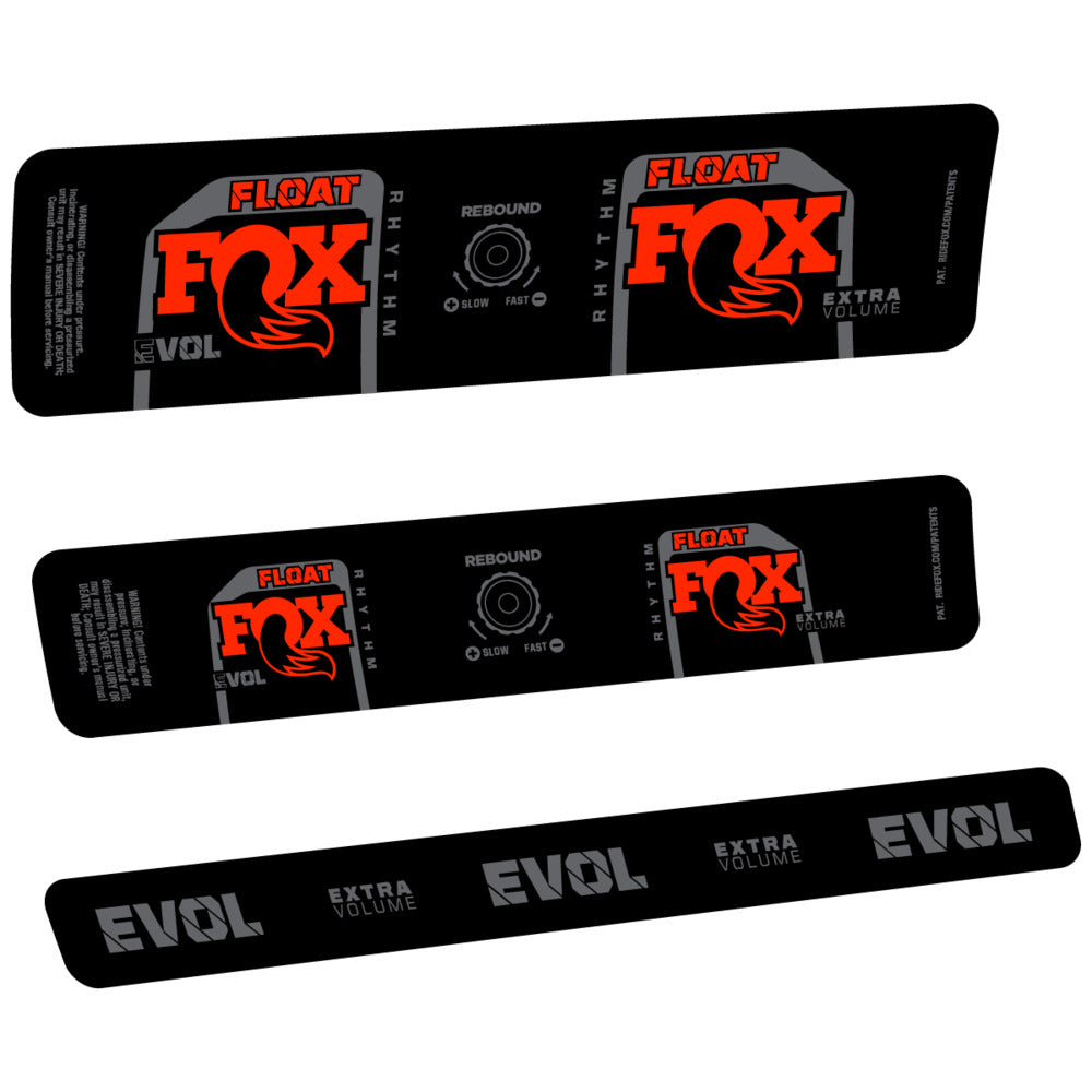 Adesivi Ammortizzatore Fox Float Rhythm Inline R 2025 in vinile