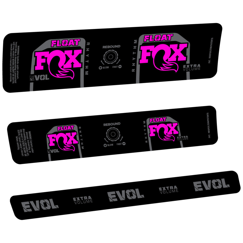 Adesivi Ammortizzatore Fox Float Rhythm Inline R 2025 in vinile