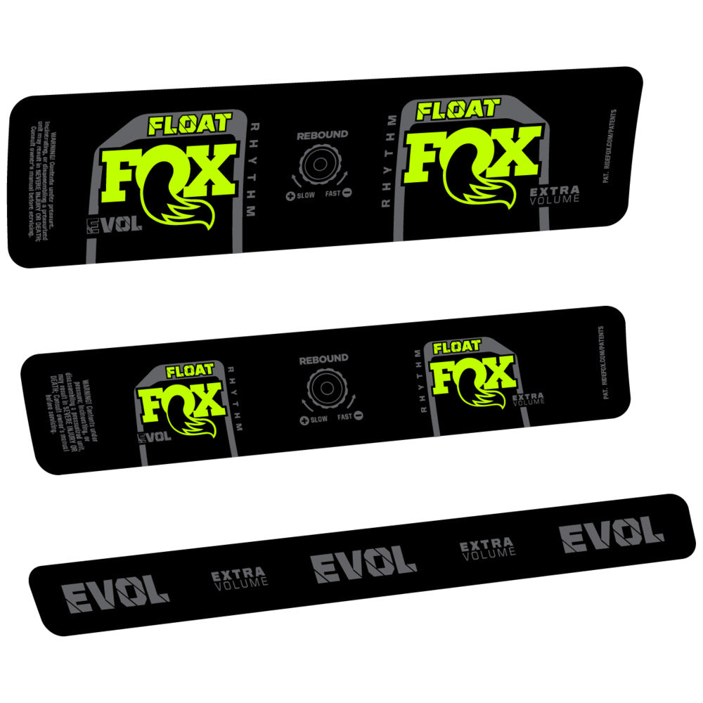 Adesivi Ammortizzatore Fox Float Rhythm Inline R 2025 in vinile