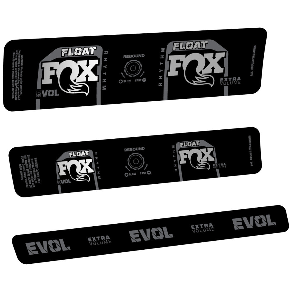 Adesivi Ammortizzatore Fox Float Rhythm Inline R 2025 in vinile