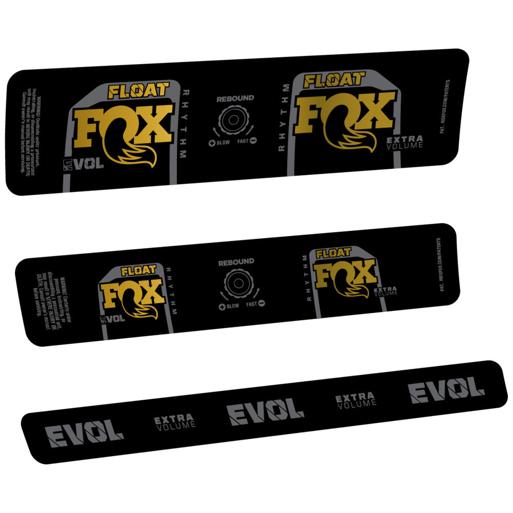 Adesivi Ammortizzatore Fox Float Rhythm Inline R 2025 in vinile