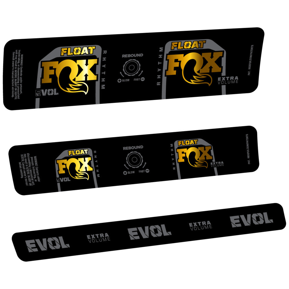 Adesivi Ammortizzatore Fox Float Rhythm Inline R 2025 in vinile