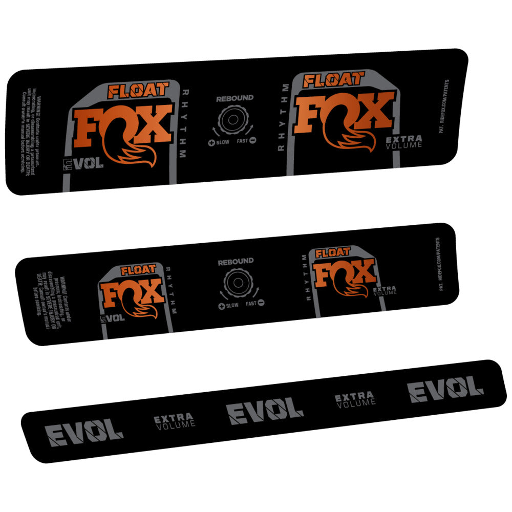 Adesivi Ammortizzatore Fox Float Rhythm Inline R 2025 in vinile